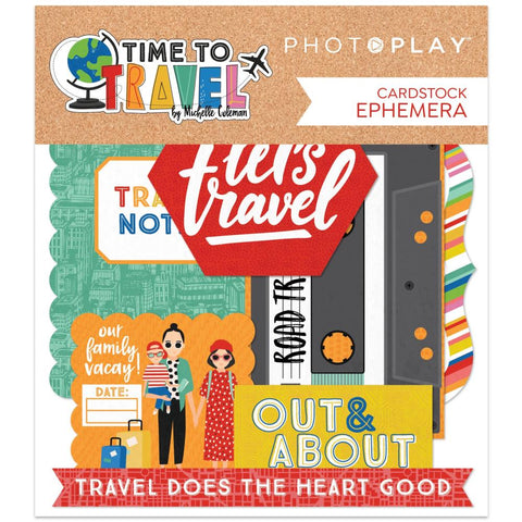 Time To Travel - PhotoPlay - Ephemera Cardstock Die-Cuts