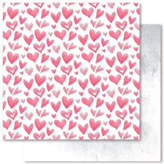 Gnomie Hugs - Paper Rose - 12"x12" Patterned Paper - Paper E