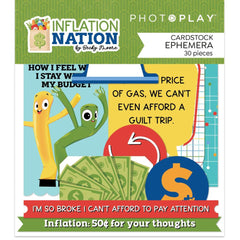 Inflation Nation - PhotoPlay - Ephemera Cardstock Die-Cuts