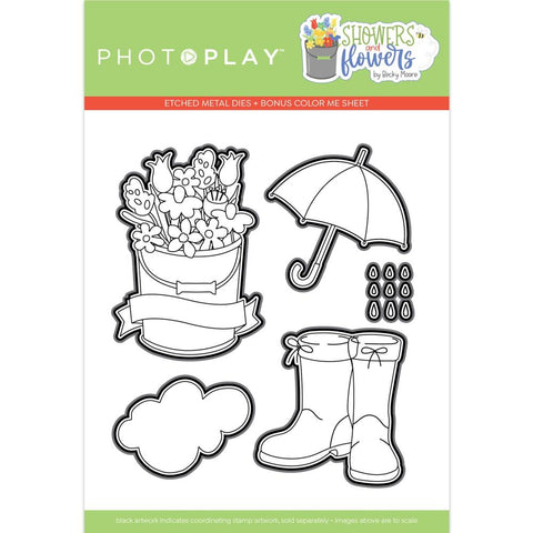 Showers & Flowers - PhotoPlay - Etched Die