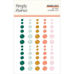 My Story - Simple Stories - Enamel Dots Embellishments