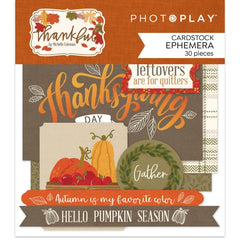 Thankful - PhotoPlay - Ephemera Cardstock Die-Cuts