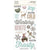 Simple Vintage Winter Woods - Simple Stories - Foam Stickers 49/Pkg