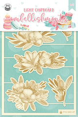 Sugar & Spice - P13 - Chipboard Embellishments - Floral (SAS47)