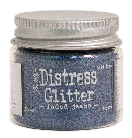 Tim Holtz - Distress Glitter 18gm - Faded Jeans