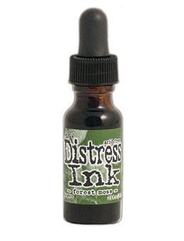 Tim Holtz  - Distress Ink Re-Inker .5oz - Forest Moss