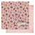 Hello Pink Autumn - Prima Marketing - Double-Sided Cardstock 12"X12" - Grateful Hearts, W/Foil Details