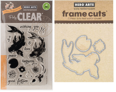 Hero Arts - Color Layering Stamp Set + Die Set  - Koi