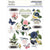 Simple Vintage Indigo Garden - Simple Stories - Layered Stickers 12/Pkg