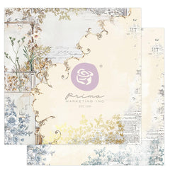 The Plant Department - Prima Marketing - Double-Sided Cardstock 12"X12" - Messages From Plants, W/Foil Details