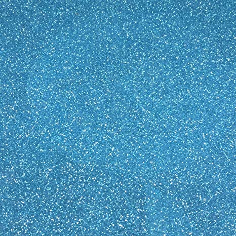 American Crafts - 12"x12" Glitter Cardstock - Powder Blue (4259)