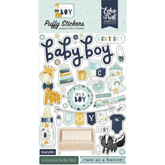 It's A Boy - Echo Park - Puffy Stickers