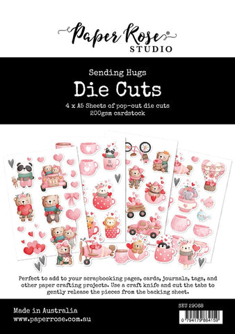 Sending Hugs  - Paper Rose - Die Cuts