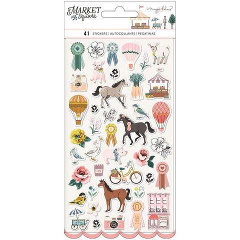 Market Square - Maggie Holmes - Puffy Stickers 41/Pkg (0101)