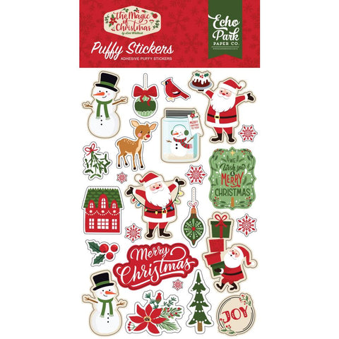 The Magic Of Christmas - Echo Park - Puffy Stickers