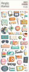 Let's Go! - Simple Stories - Puffy Stickers 47/Pkg