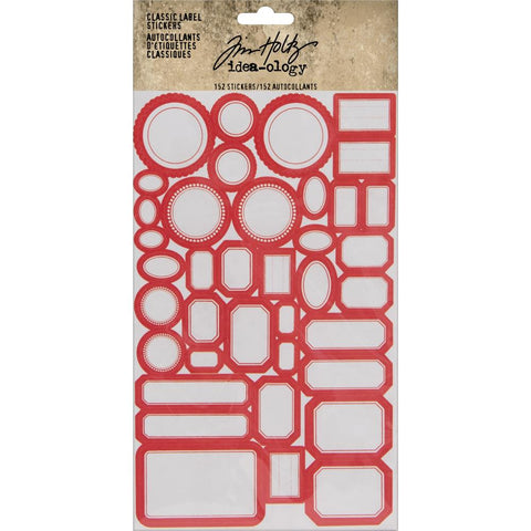 Tim Holtz - Idea-Ology - Classic Label Stickers 152/Pkg (9590)