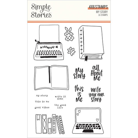 My Story - Simple Stories - Photopolymer Clear Stamps