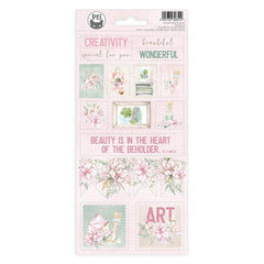 Let Your Creativity Bloom - P13 - Cardstock Stickers 4"X9" -  #02