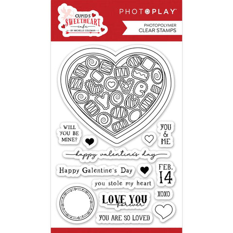 Cupid's Sweetheart Cafe - PhotoPlay - Photopolymer Clear Stamps