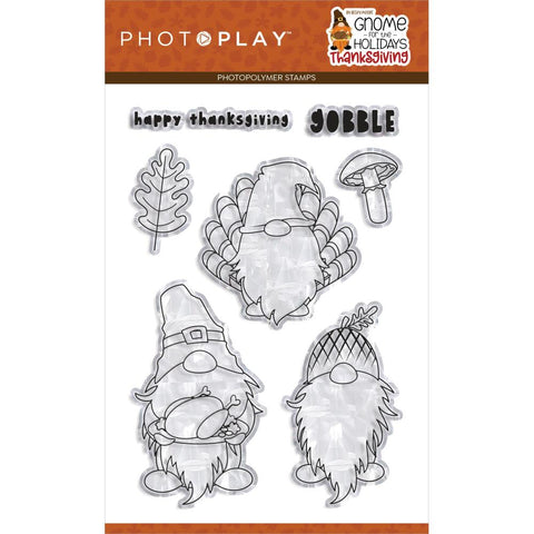 Gnome For Thanksgiving - Photo Play - Photopolymer Stamp