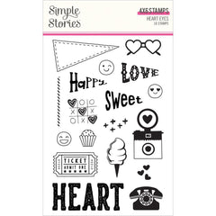 Heart Eyes - Simple Stories - Photopolymer Clear Stamps