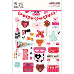 Heart Eyes - Simple Stories - Sticker Book 12/Sheets