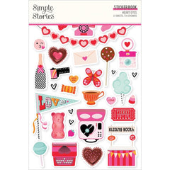 Heart Eyes - Simple Stories - Sticker Book 12/Sheets