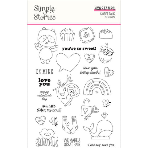 Sweet Talk - Simple Stories - Photopolymer Clear Stamps
