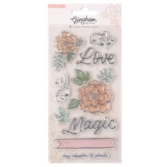 Gingham Garden - Crate Paper - Clear Stamps 9/Pkg (3568)