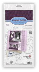 Scrapbook Adhesive - 6"x12" Adhesive Sheets 5/pkg
