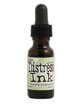 Tim Holtz  - Distress Ink Re-Inker .5oz - Shabby Shutters