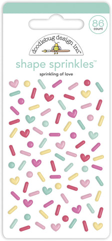 Made With Love - Doodlebug - Shape Sprinkles - Sprinkling Of Love