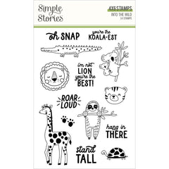 Into The Wild - Simple Stories - Photopolymer Clear Stamps