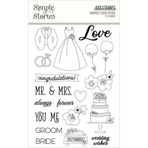 Happily Ever After - Simple Stories - Photopolymer Clear Stamps
