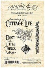 Cottage Life - Graphic45 - Stamp Set