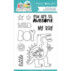 Little Boys Have Big Adventures - PhotoPlay - Photopolymer Stamp