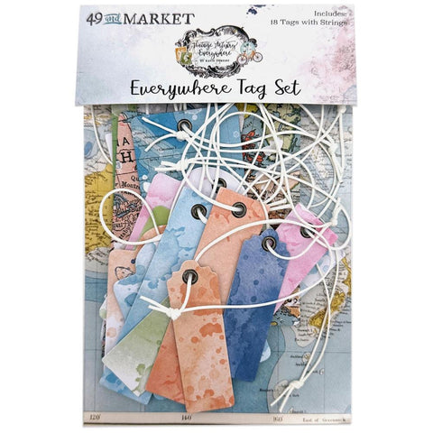 Vintage Artistry Everywhere - 49 & Market - Tag Set (0803)