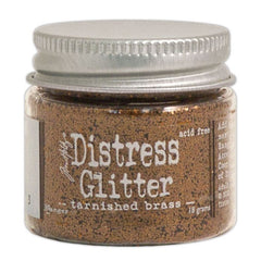 Tim Holtz - Distress Glitter 18gm - Tarnished Brass