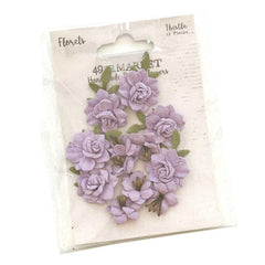 49 And Market  - Florets Paper Flowers - Thistle (8947)