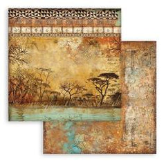 Savana - Stamperia - 12"x12" Double-sided Patterned Paper - Tree (868)