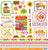 Farmers Market - Doodlebug - Cardstock Stickers 12"x12" - This & That