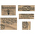 Tim Holtz - Idea-Ology - Wooden Vignette Panels 5/Pkg (4124)