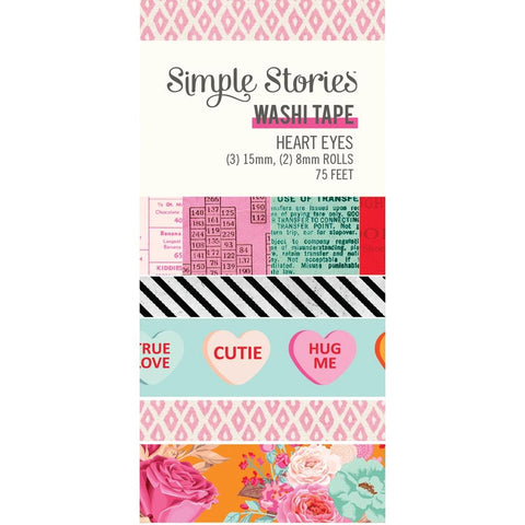 Heart Eyes - Simple Stories - Washi Tape 5/Pkg