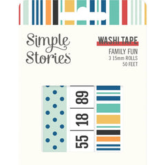 Family Fun - Simple Stories - Washi Tape 3/Pkg