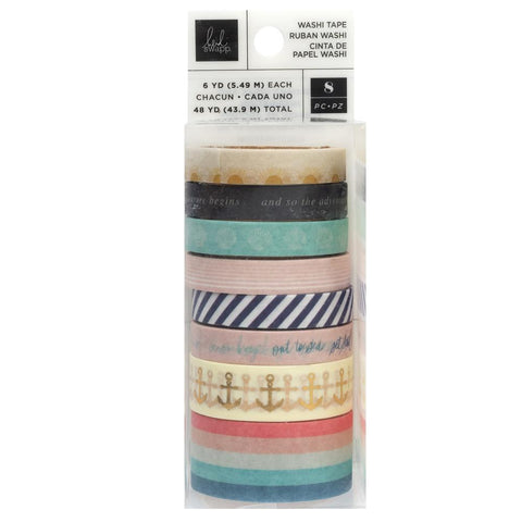 Set Sail - Heidi Swapp - Washi Tape Rolls 8/Pkg