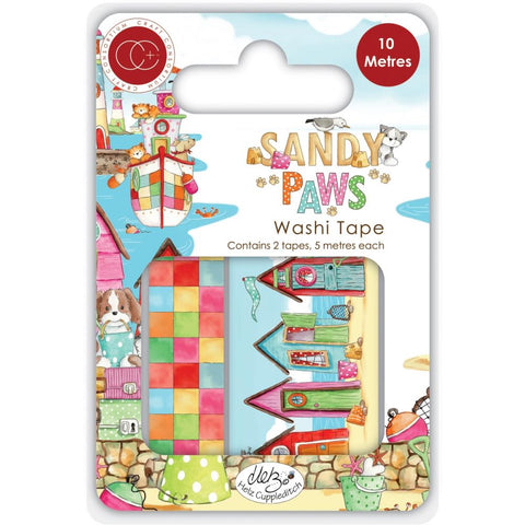 Sandy Paws - Craft Consortium - Washi Tape 2/Pkg