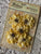 Petaloo - Textured Elements - Burlap Poinsettia 5/pkg - Yellow (3805)