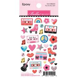 Our Love Song  - Bella Blvd - Epoxy Stickers - You're My Jam (4002)